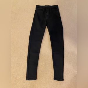 Topshop Black Skinny Jeans